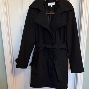 Calvin Klein Trench Coat w/ Hood